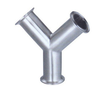 衛生級快裝式Y型三通 衛生級快裝式Y型三通